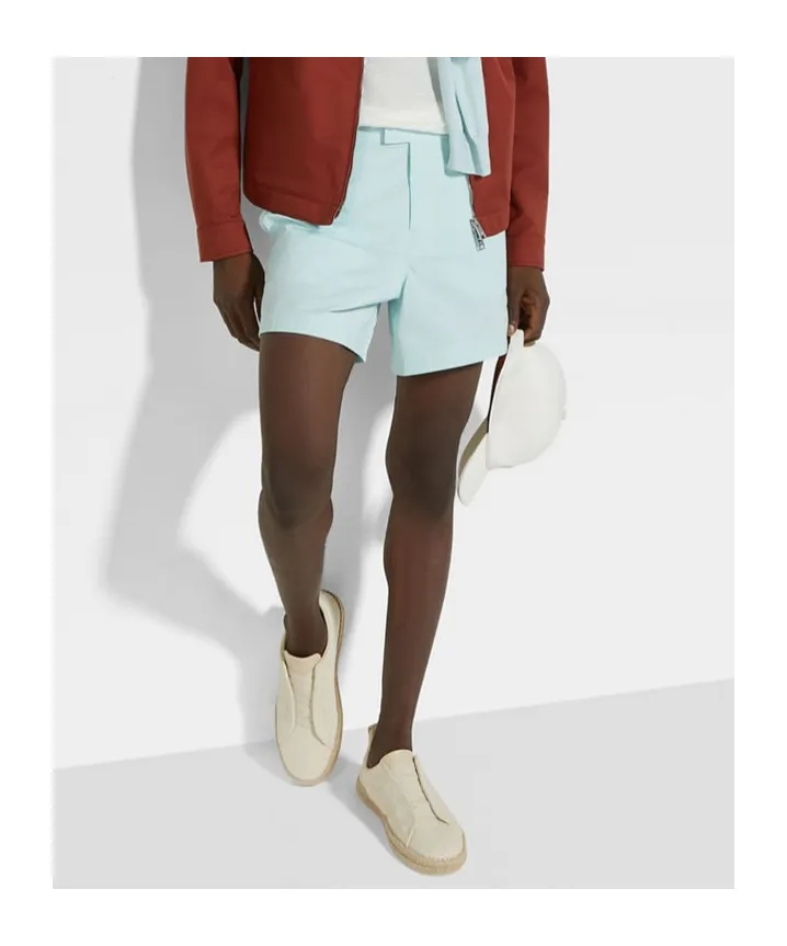 Zegna 232 Road Brand Mark Swim Trunks