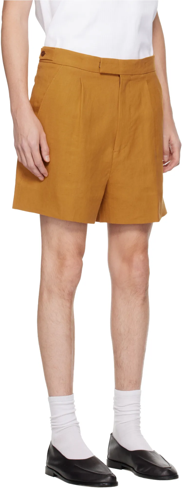 Ochre Oasi Lino Shorts