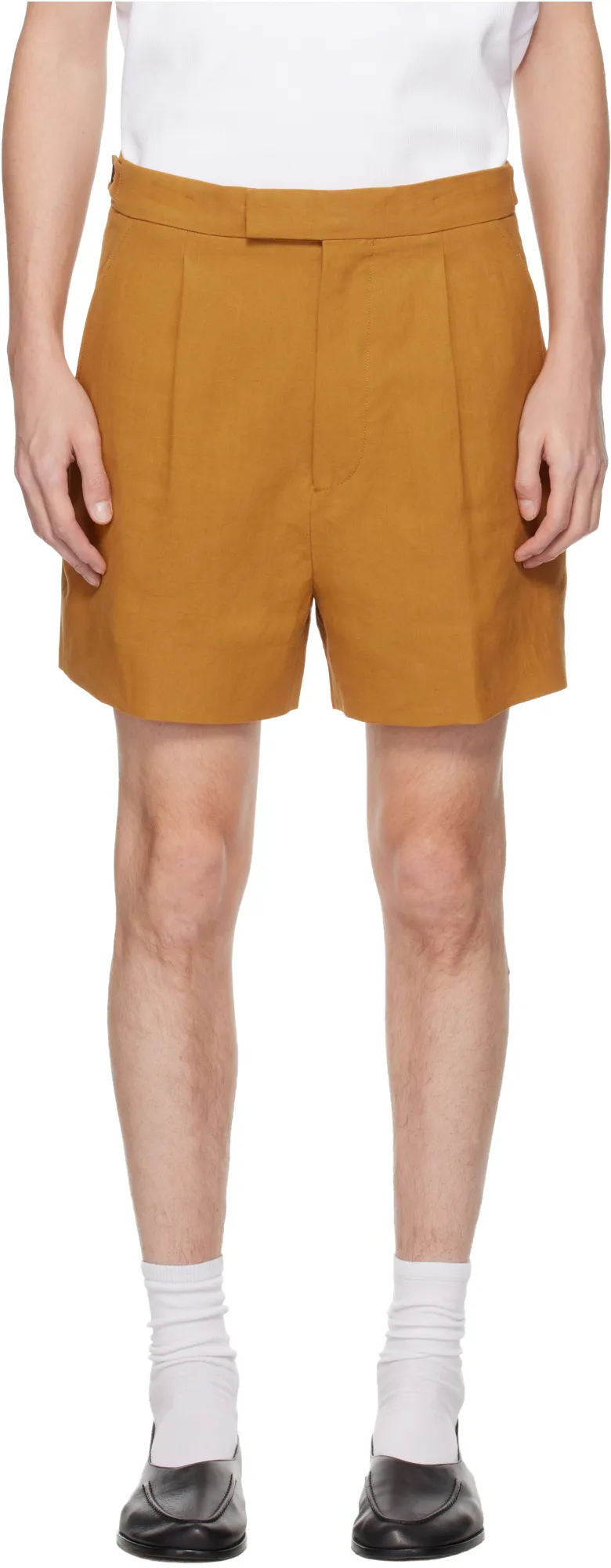Ochre Oasi Lino Shorts