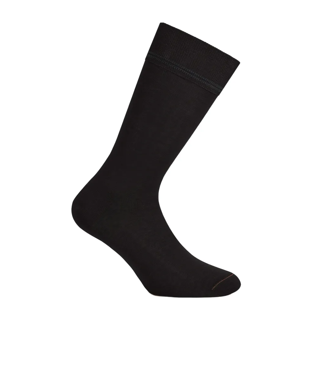 Black Cotton Socks