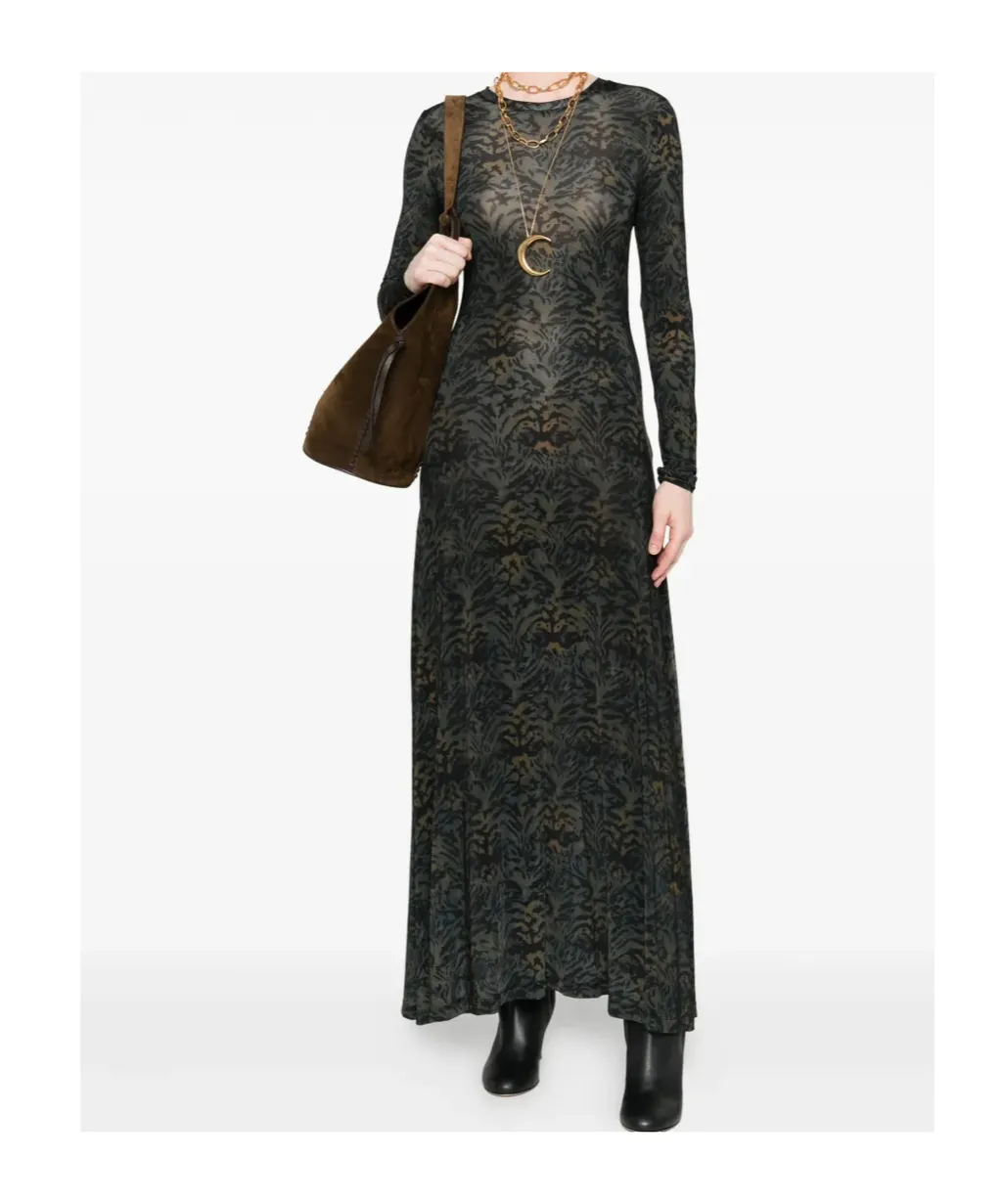 Printed Jersey Dress
