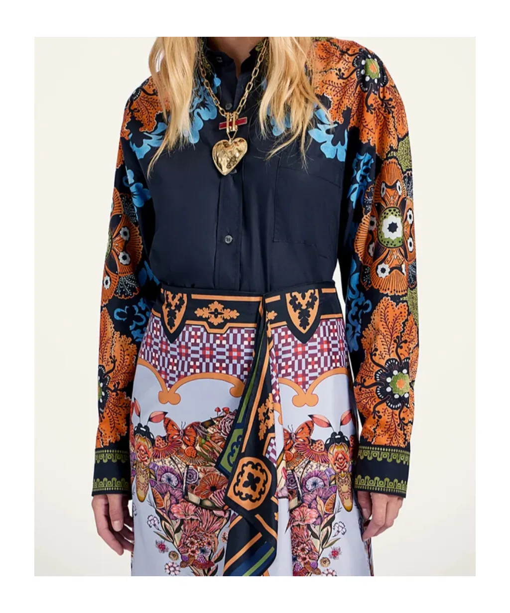 Floral-Print Shirt