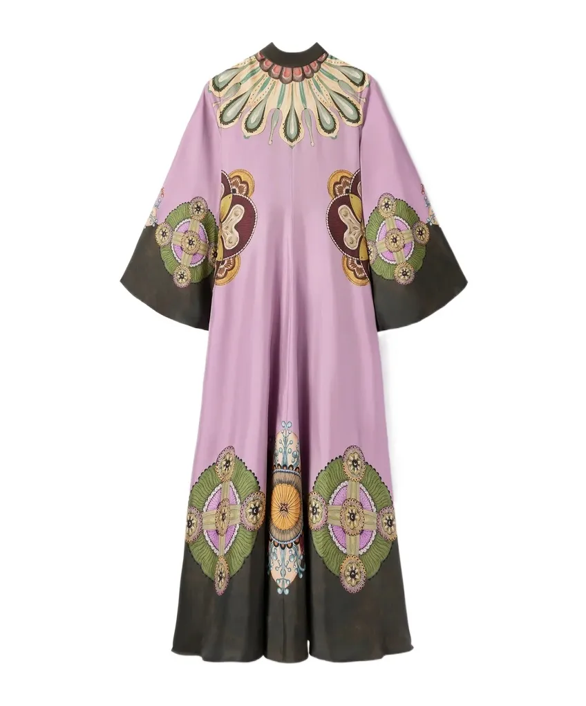 Bell-Sleeve Maxi Dress