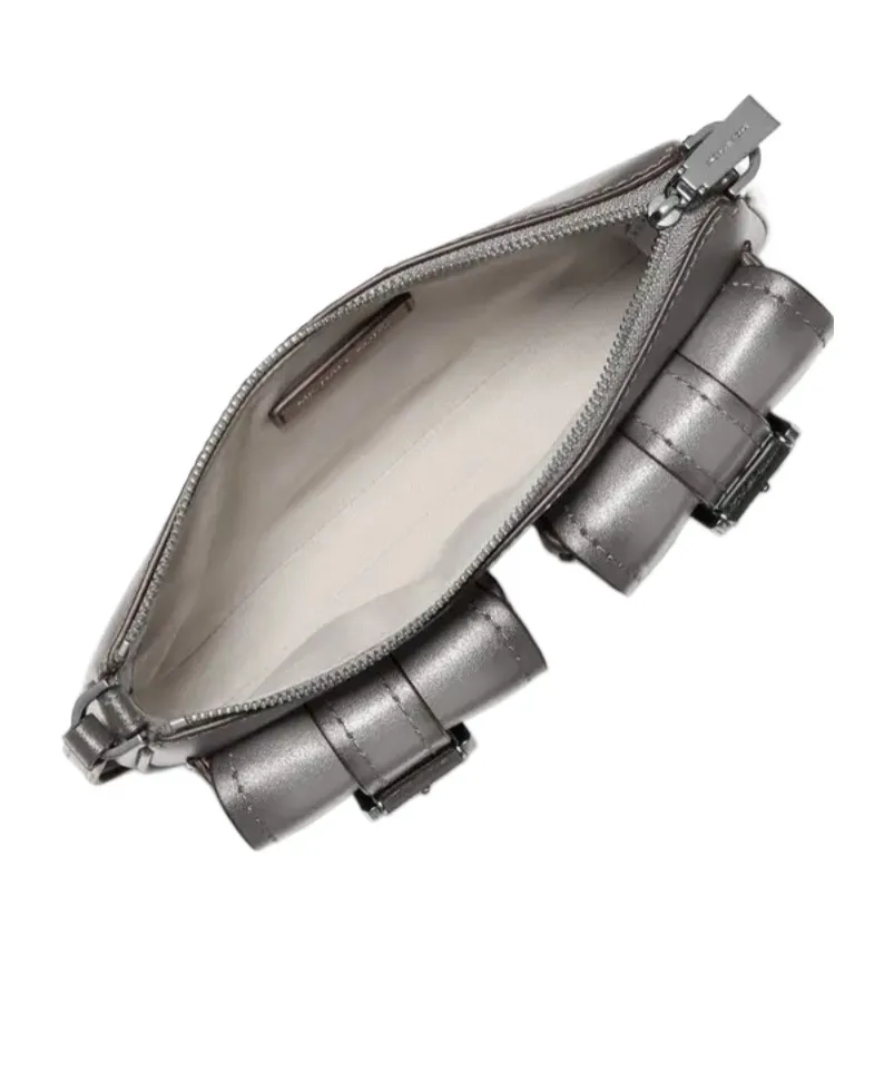 Buckle-Pocket Shoulder Bag