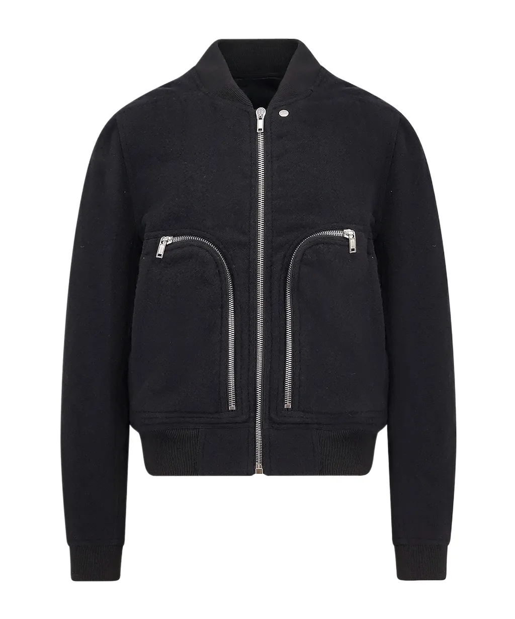 Leather Bomber Jacket