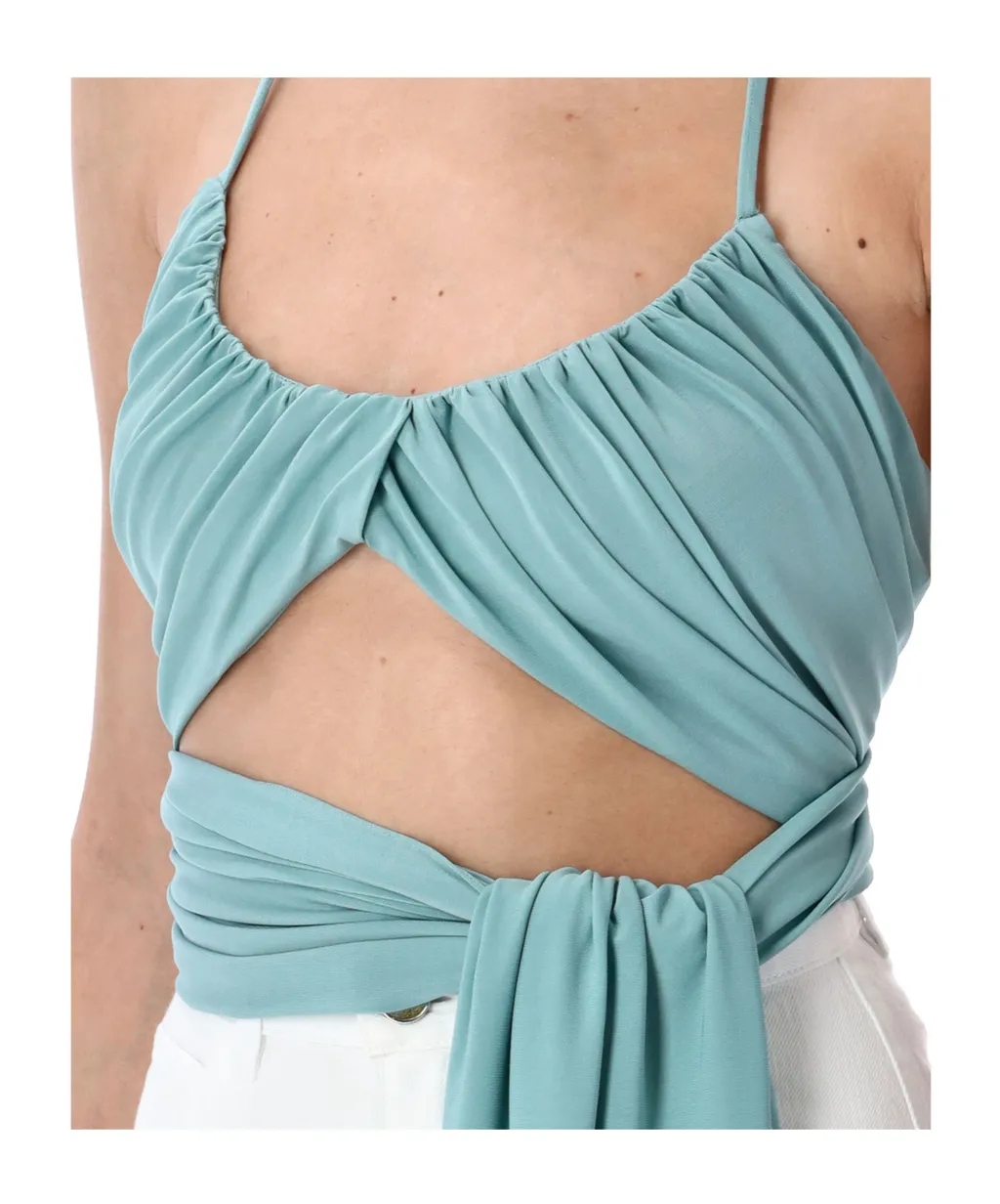 AlaÏA Cross Pleat Top