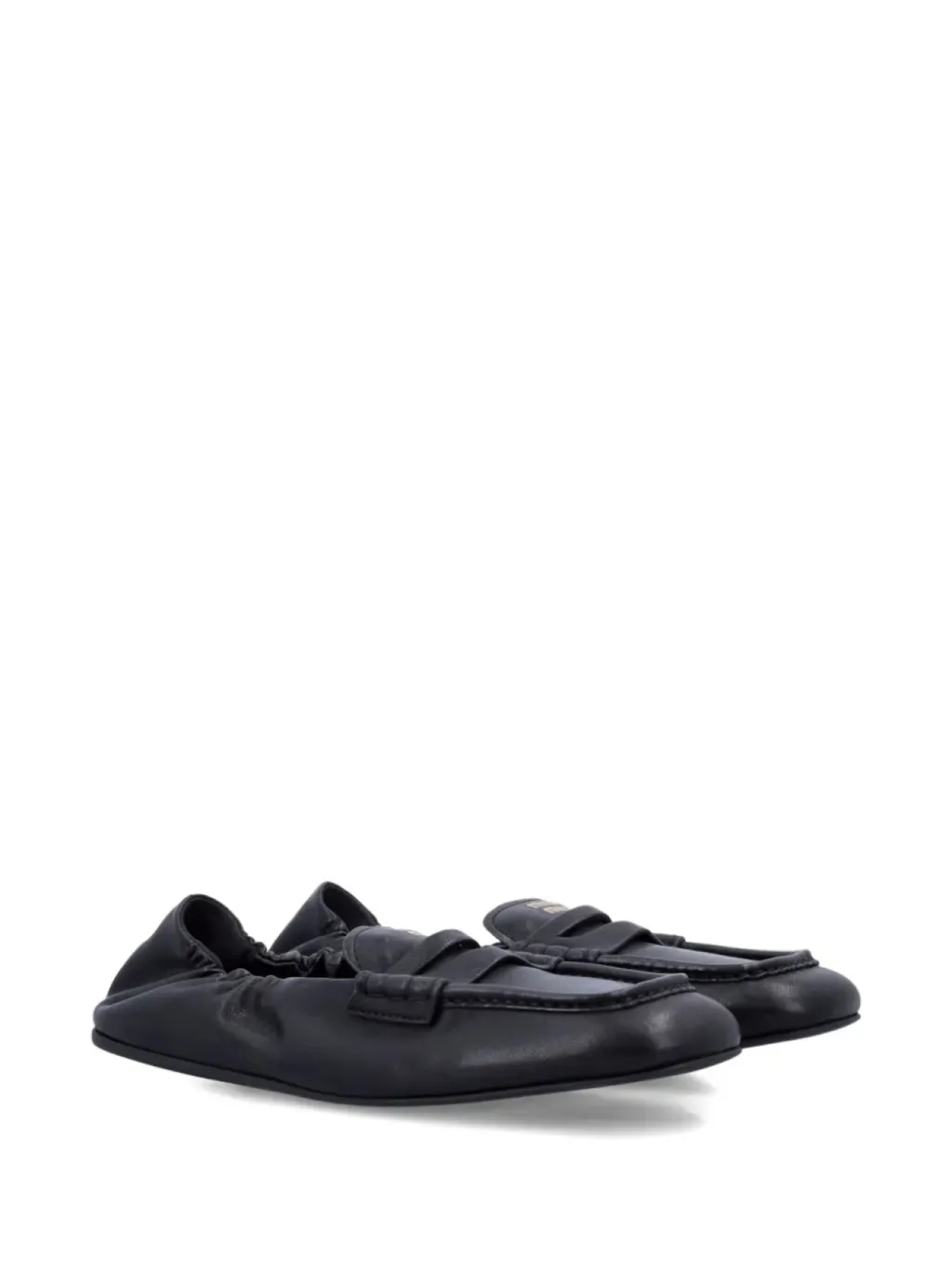 Elastic-Panel Loafers