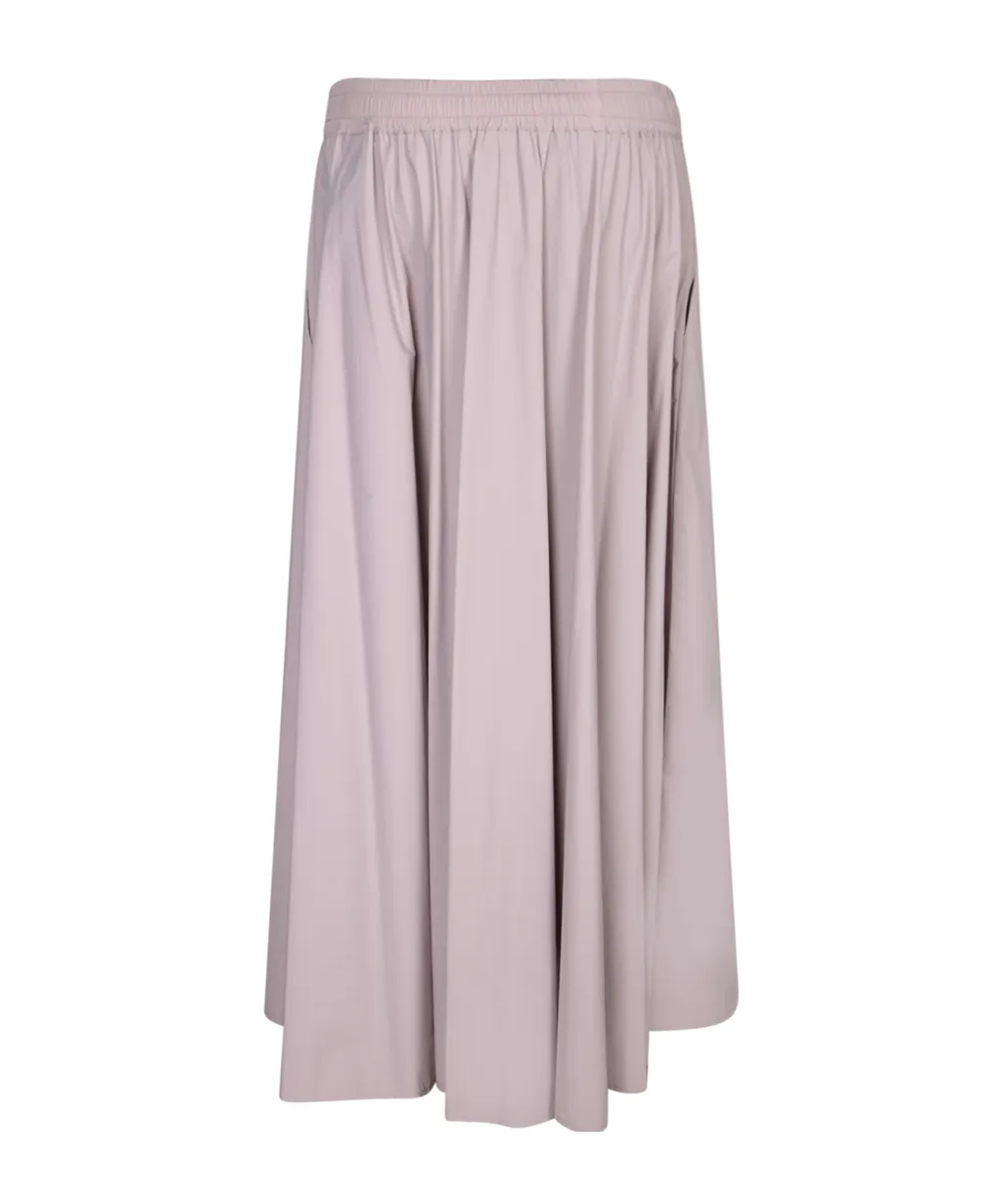 Resort Drawstring Midi Skirt