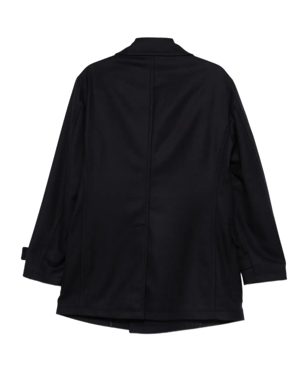 Double-Breasted Wool Coat
