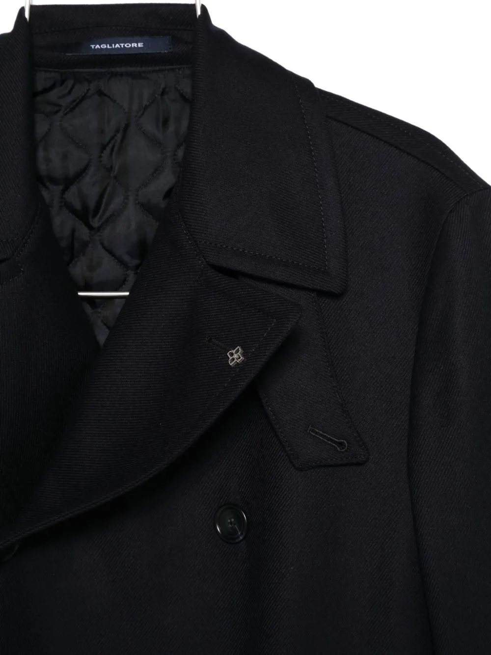 Double-Breasted Wool Coat