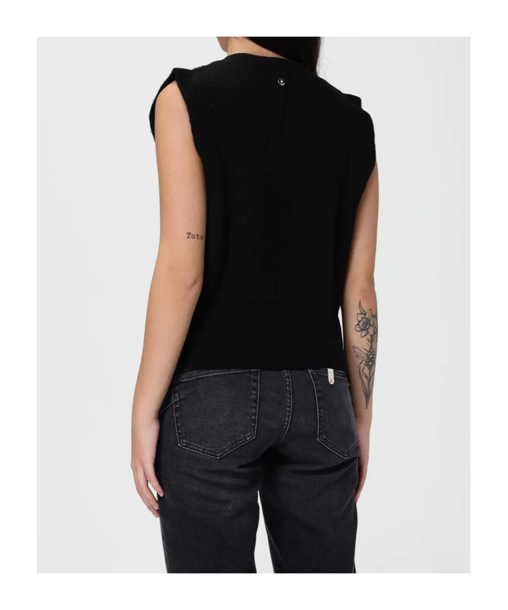 Embellished V-Neck Vest