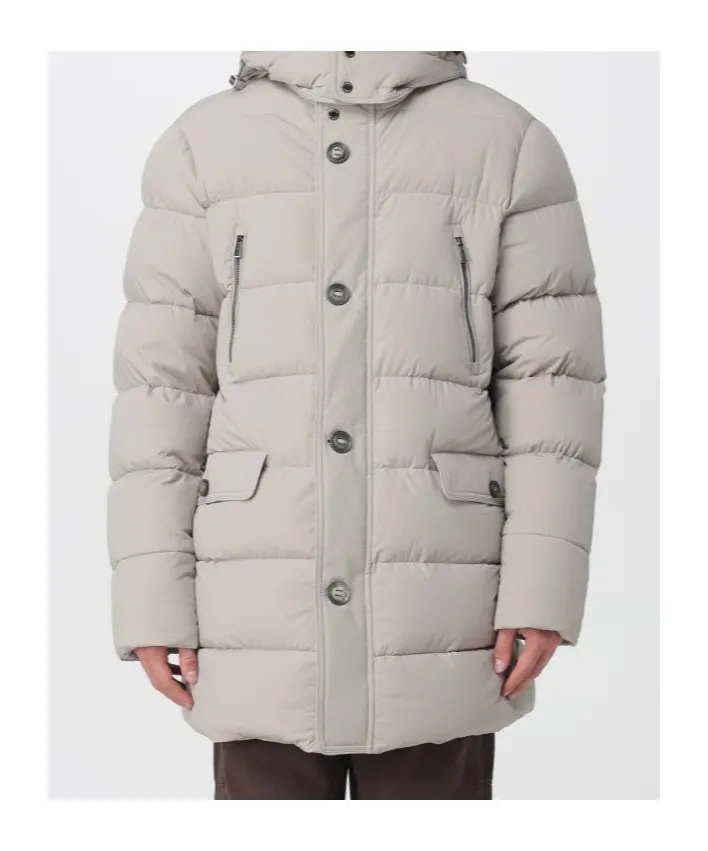 Long-Sleeved Hooded Cotton Jacket