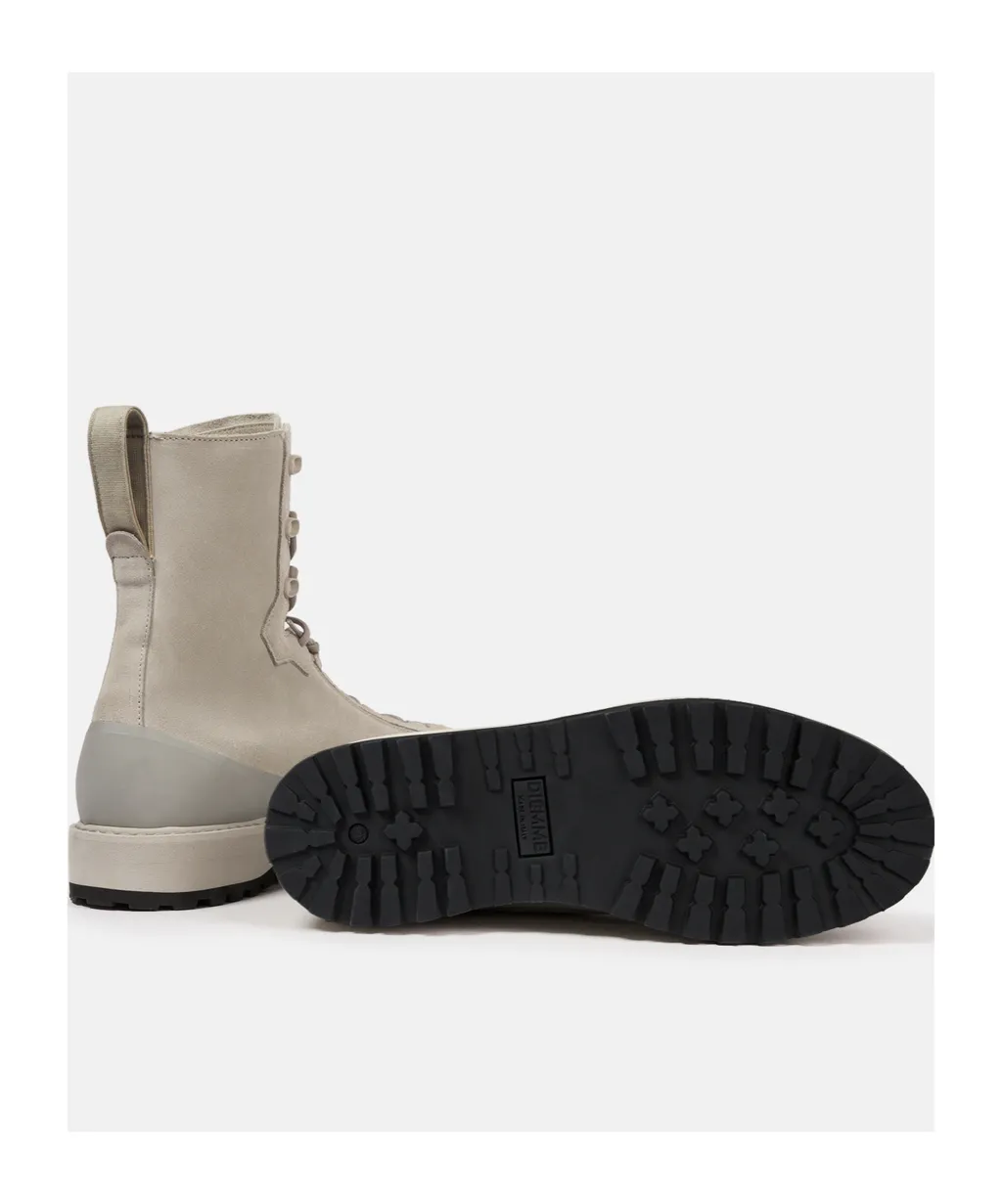 Hiking Boot With Dual Lacing And Lug Sole