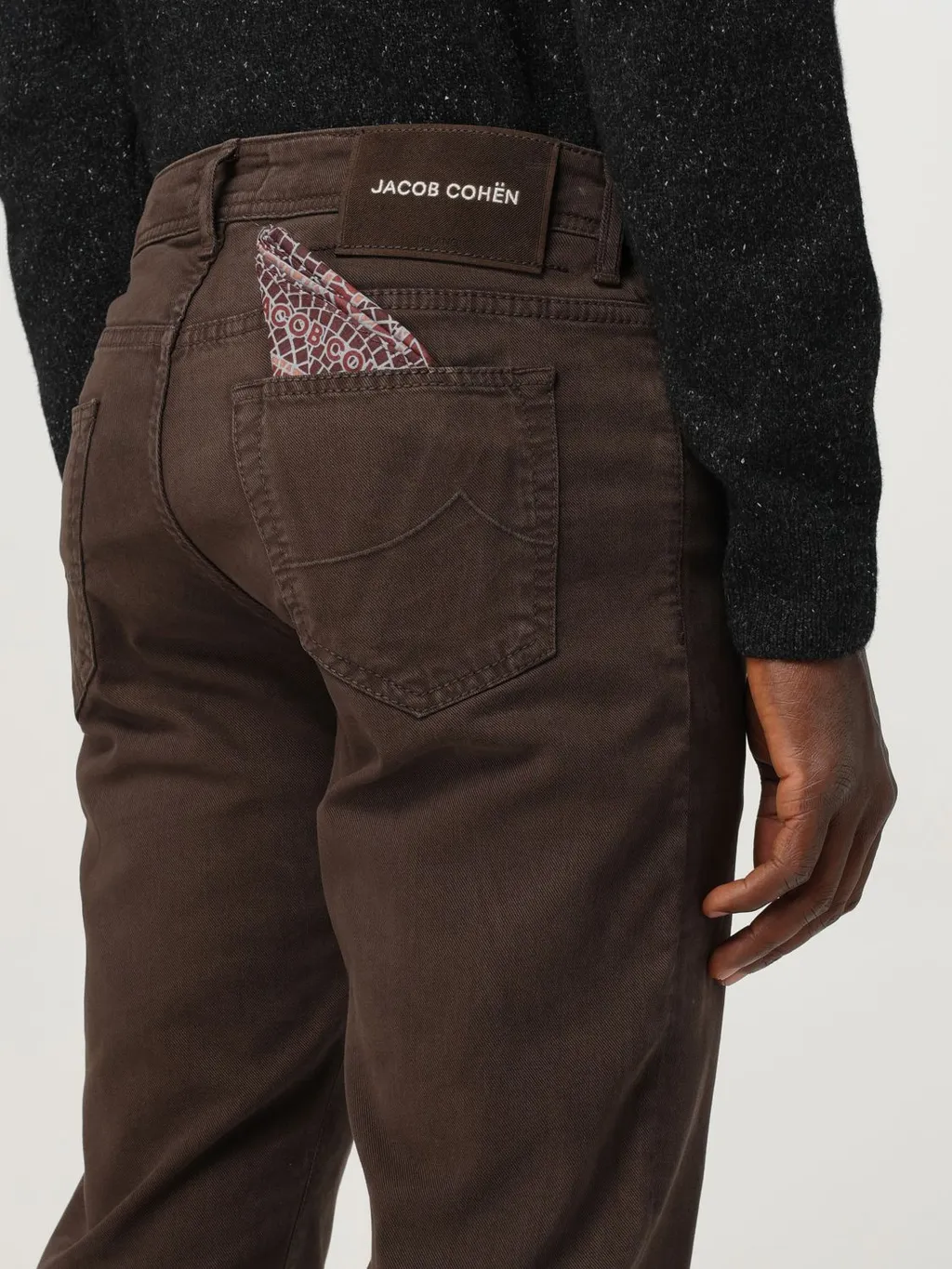 Jacob Cohen Logo Patch Pocket-Detail Trousers