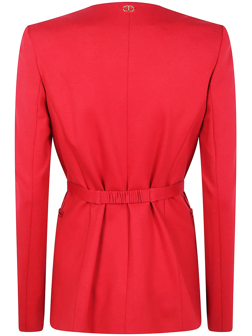 Belted V-Neck Jacket