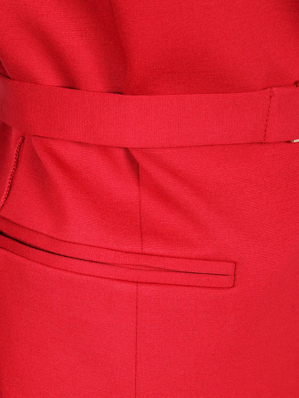 Belted V-Neck Jacket