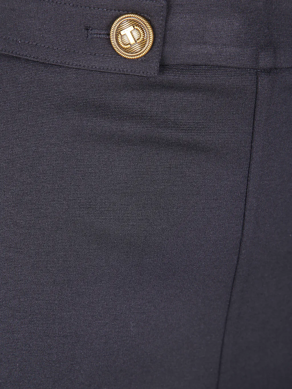 Button-Fastening Trousers