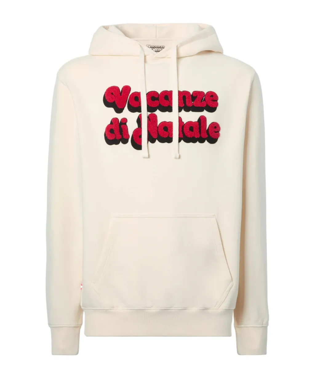 Mc2 Saint Barth Vacanze Di Natale Printed Drawstring Hoodie