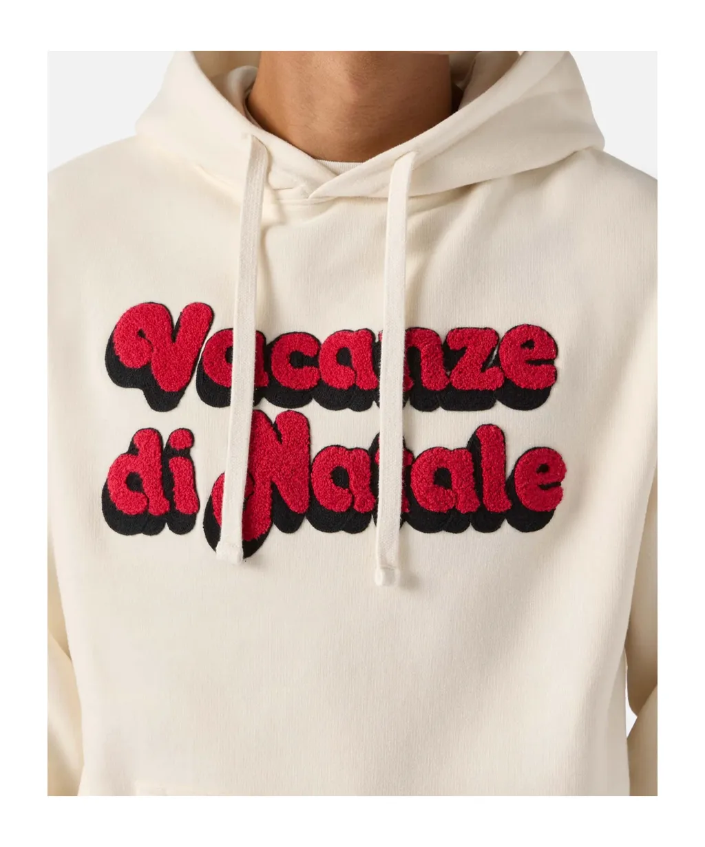 Mc2 Saint Barth Vacanze Di Natale Printed Drawstring Hoodie