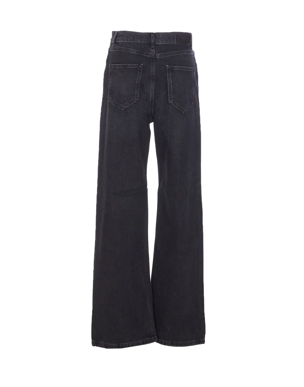 Twinset Crystal Appliqué Wide-Leg Jeans