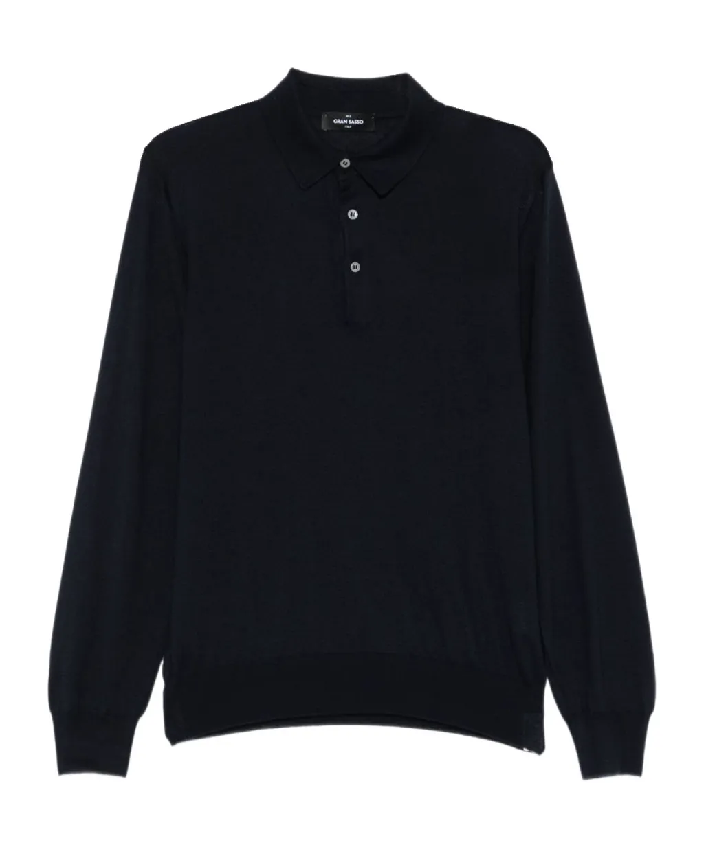 Gran Sasso Buttoned Collar Knitwear