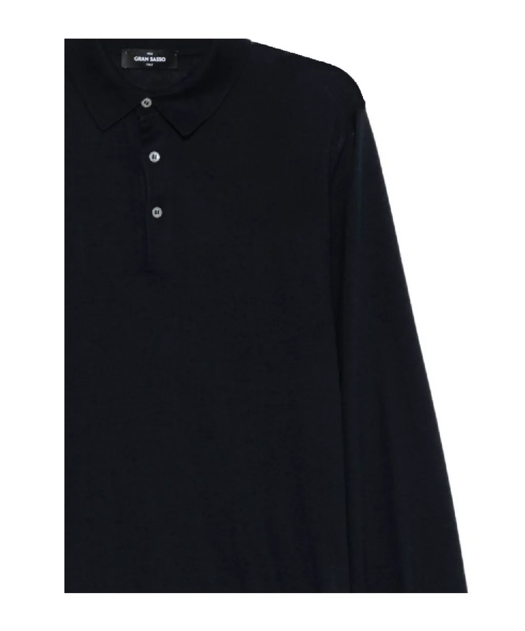 Gran Sasso Buttoned Collar Knitwear