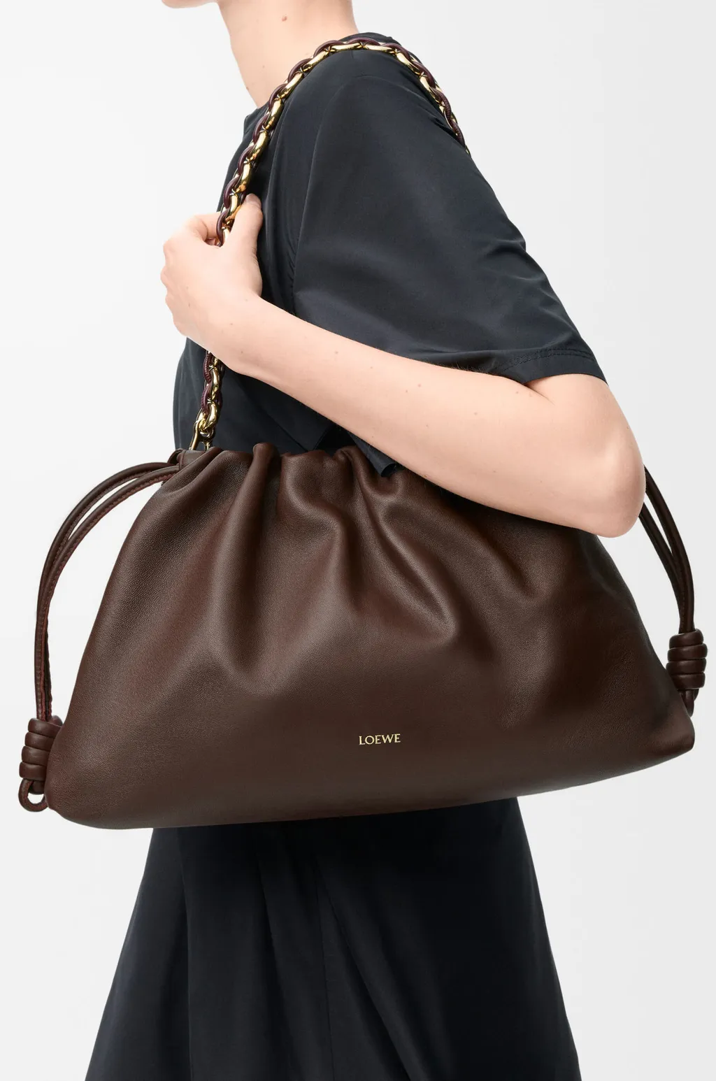 Large Flamenco Purse In Mellow Nappa Lambskin
