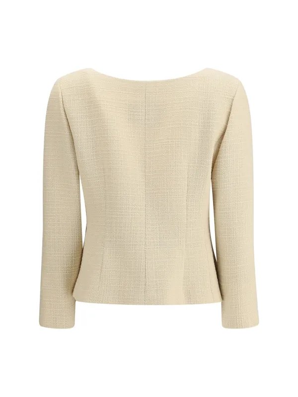 Valentino Bow Detailed Button-Up Jacket