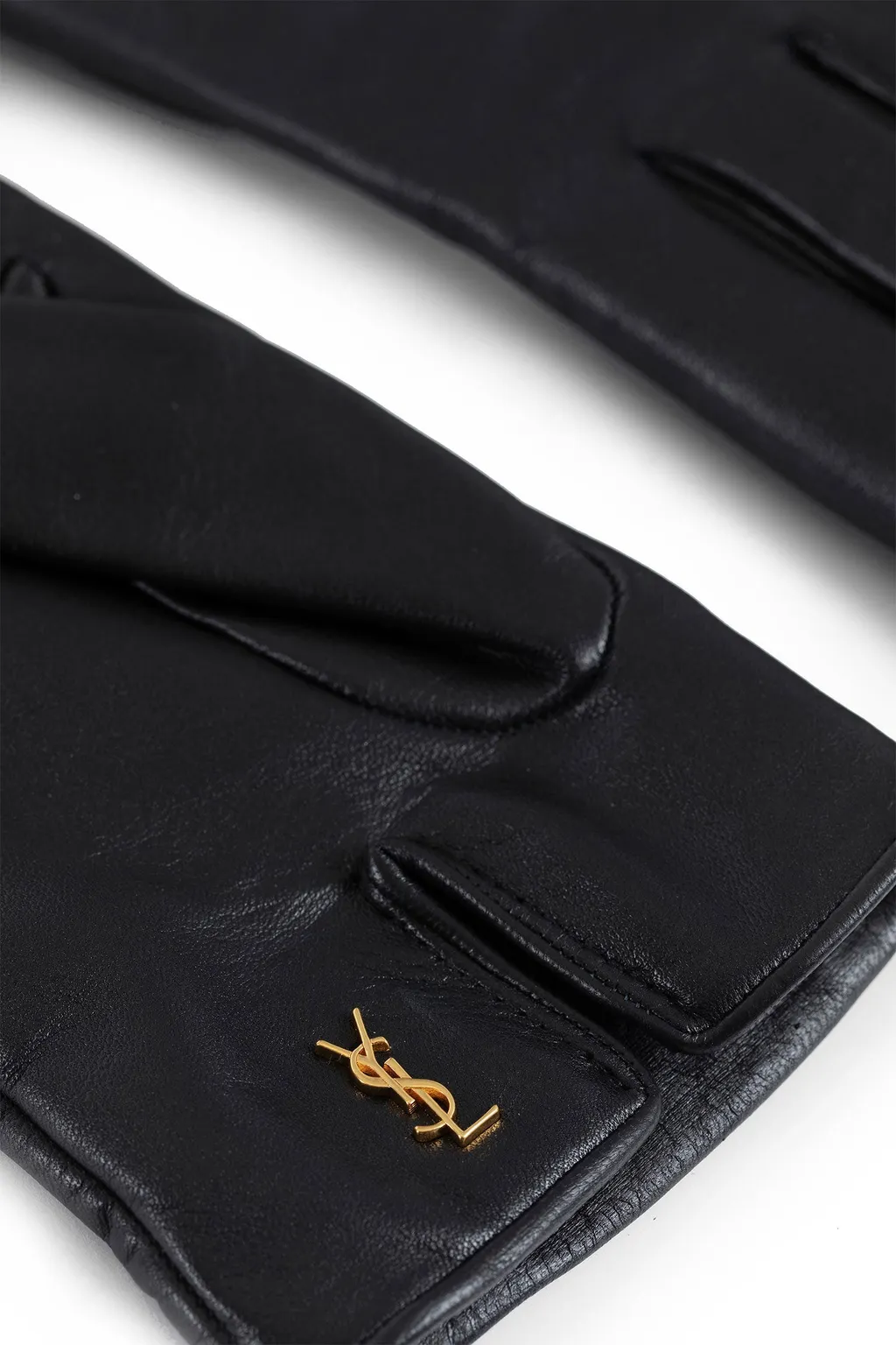 Saint Laurent Cassandre Logo Plaque Gloves