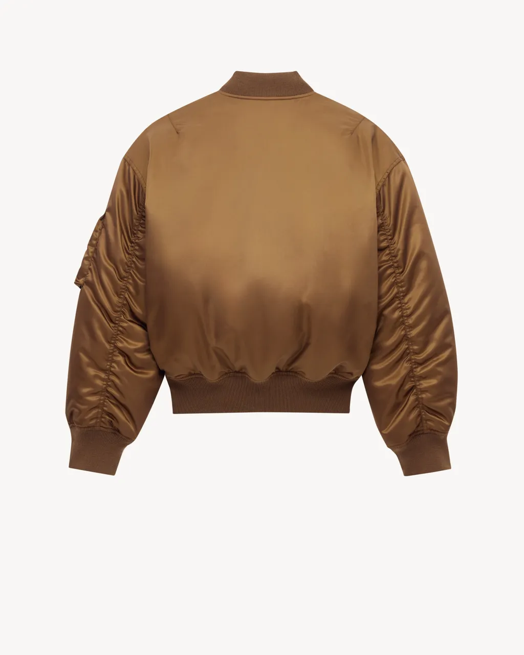 Saint Laurent Zip-Up Padded Bomber Jacket