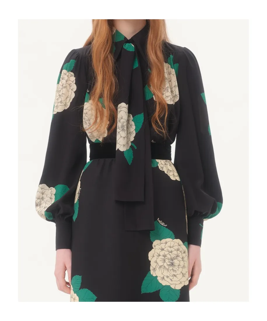 Valentino Floral Printed Button-Up Shirt