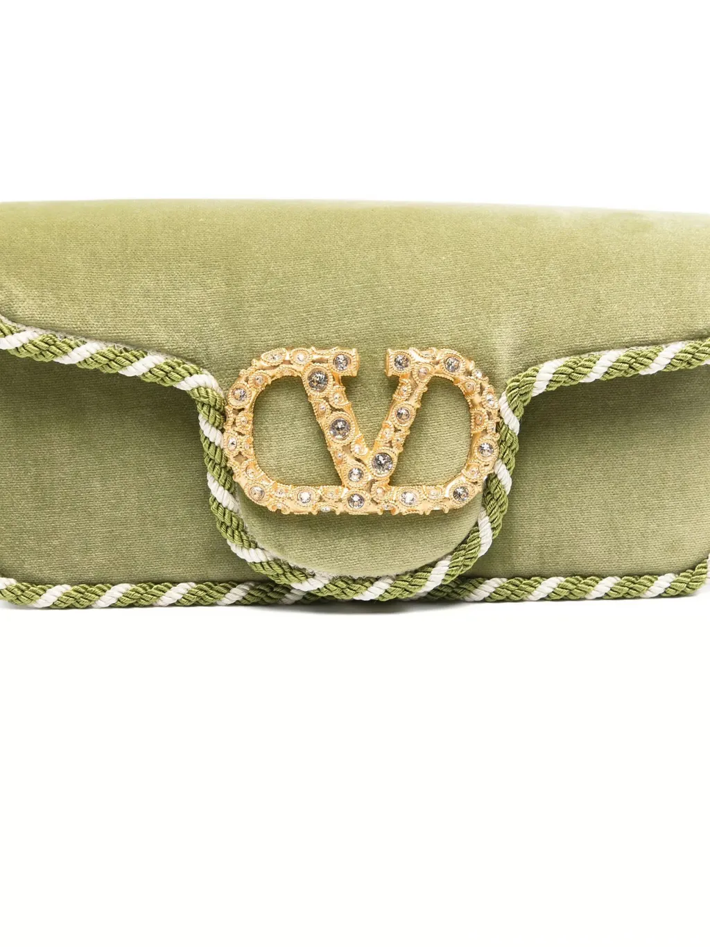 Locò Embellished-Trim Clutch Bag