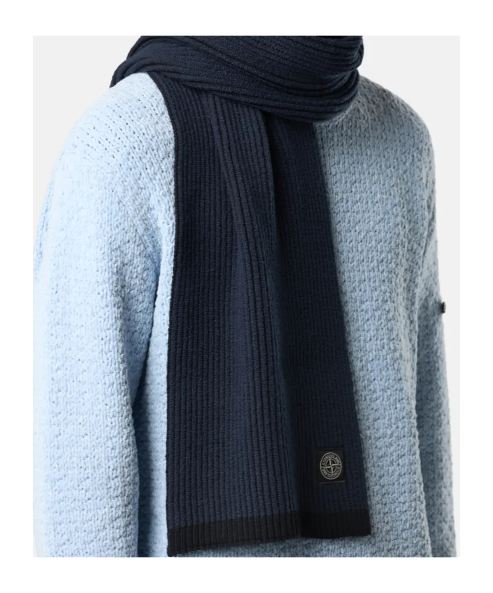 Stone Island Logo Patch Scarf