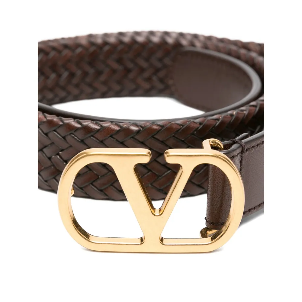 Vlogo Braided Leather Belt