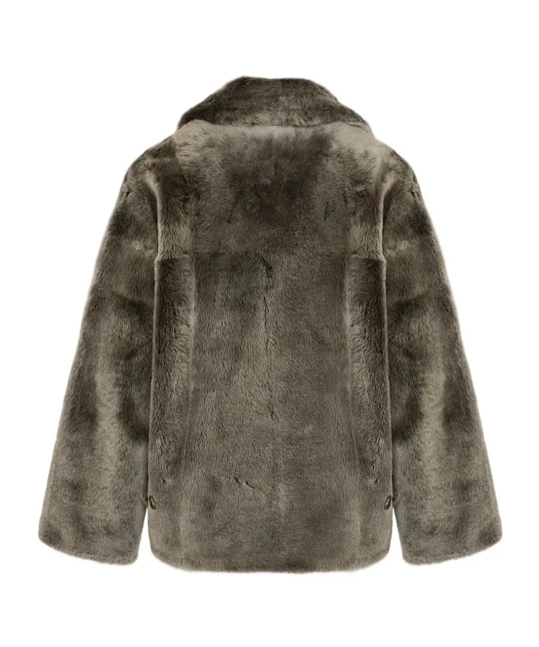 Shearling Pea Jacket