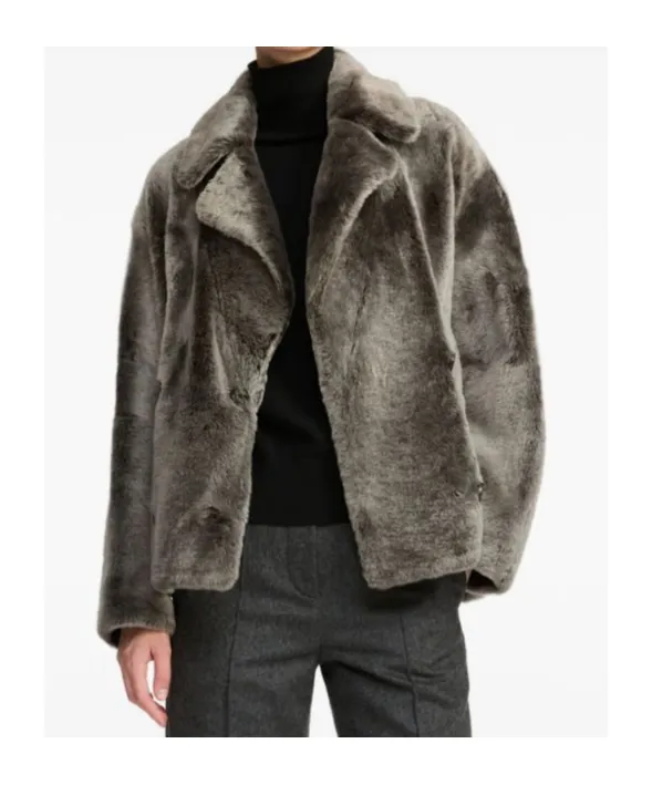 Shearling Pea Jacket
