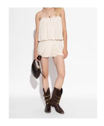 30Mm Buckle-Detail Suede Leather Boots