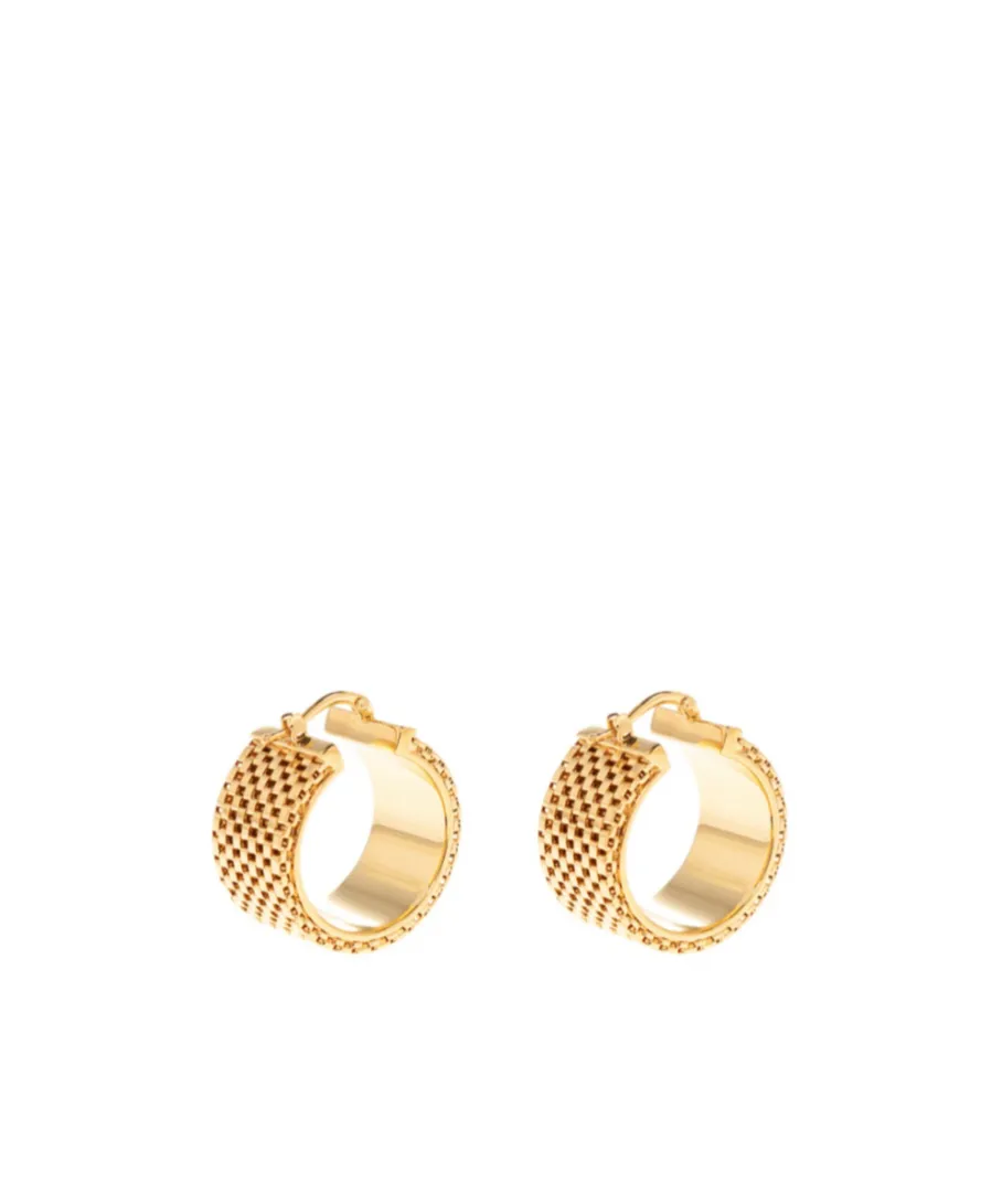 Chain-Link Hoop Earrings