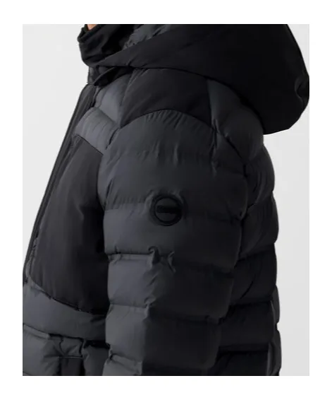 Seamless Down Jacket With Removable Hood