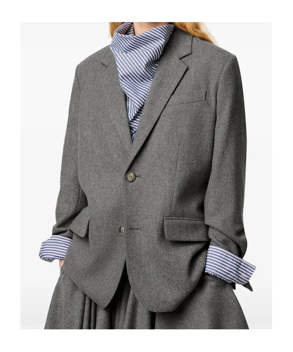 Ami Paris Single Breasted Long Sleeved Jacket