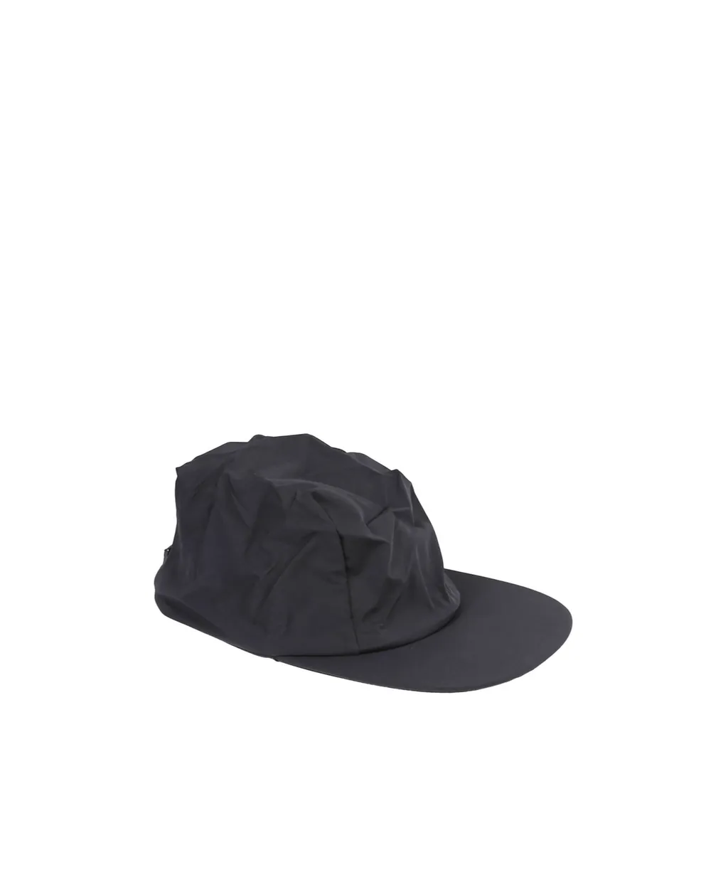 Pleated Curved-Brim Cap