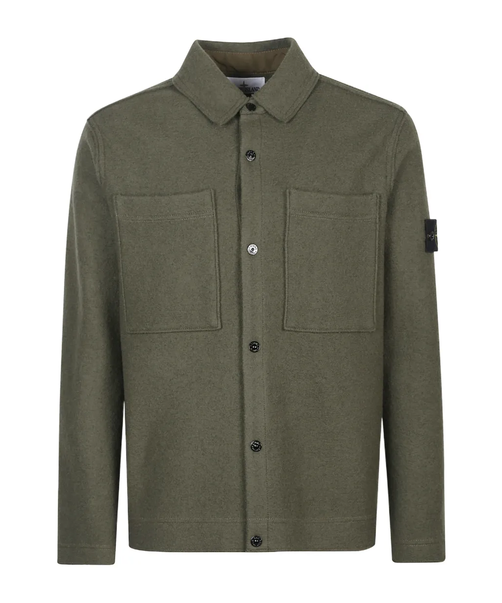 Patch Button Cardigan