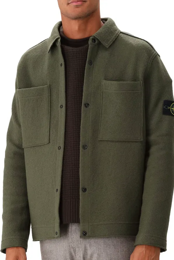 Patch Button Cardigan