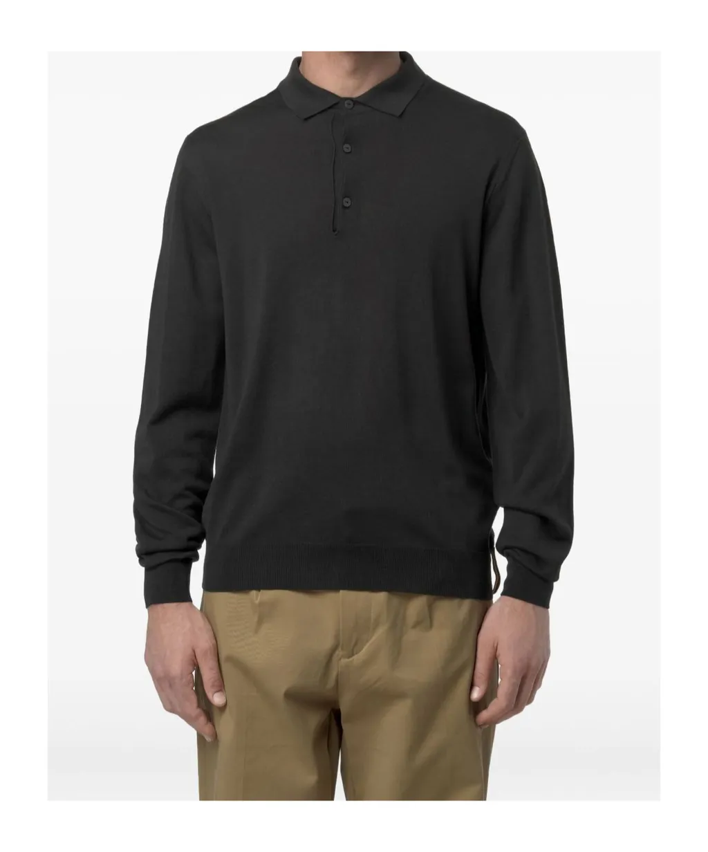 Long-Sleeved Polo Shirt
