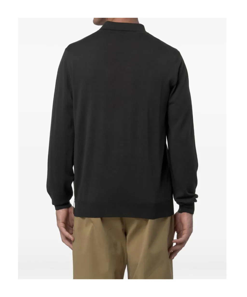 Long-Sleeved Polo Shirt