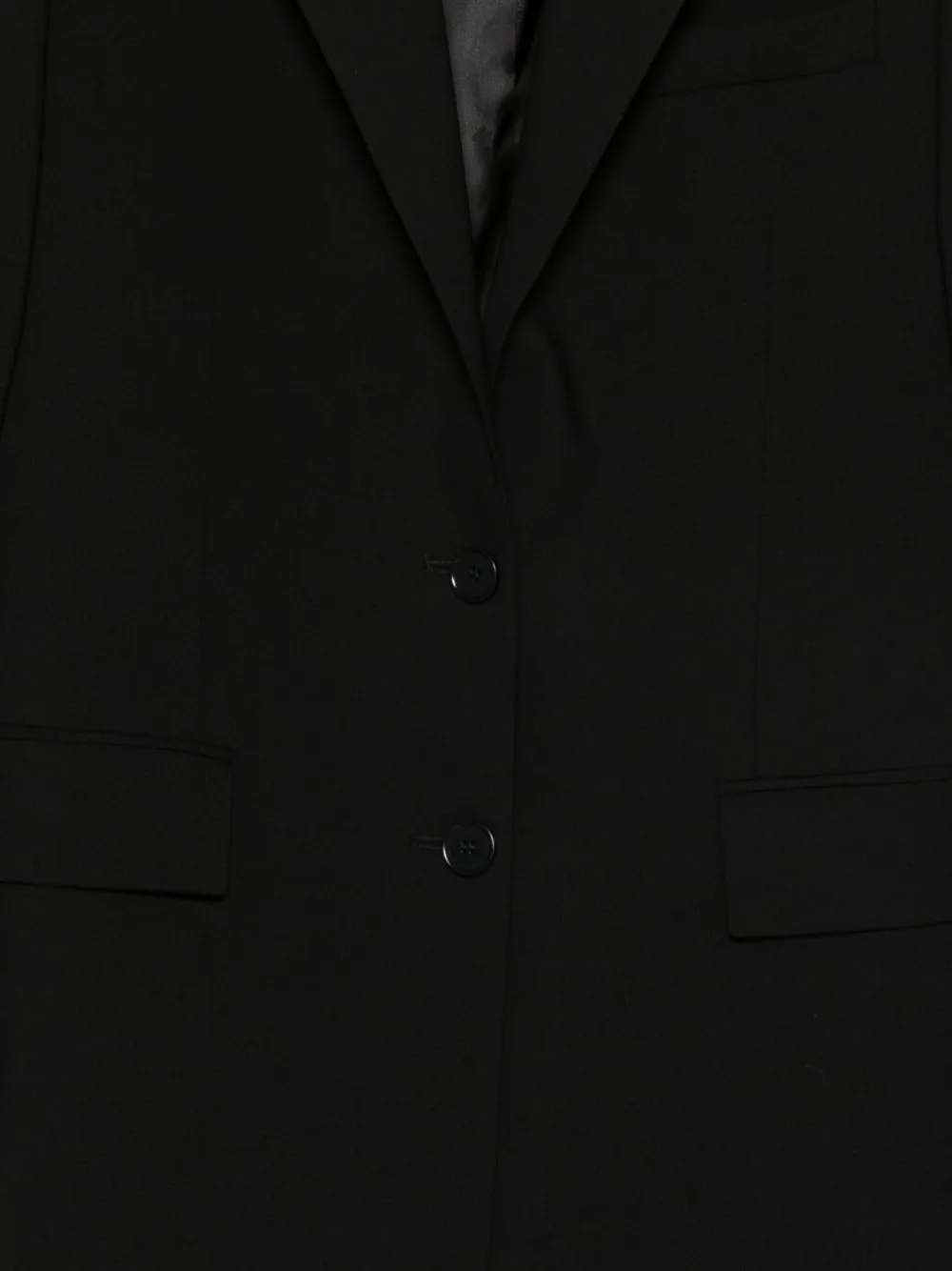 Msgm Single Breasted Long Sleeved Jacket
