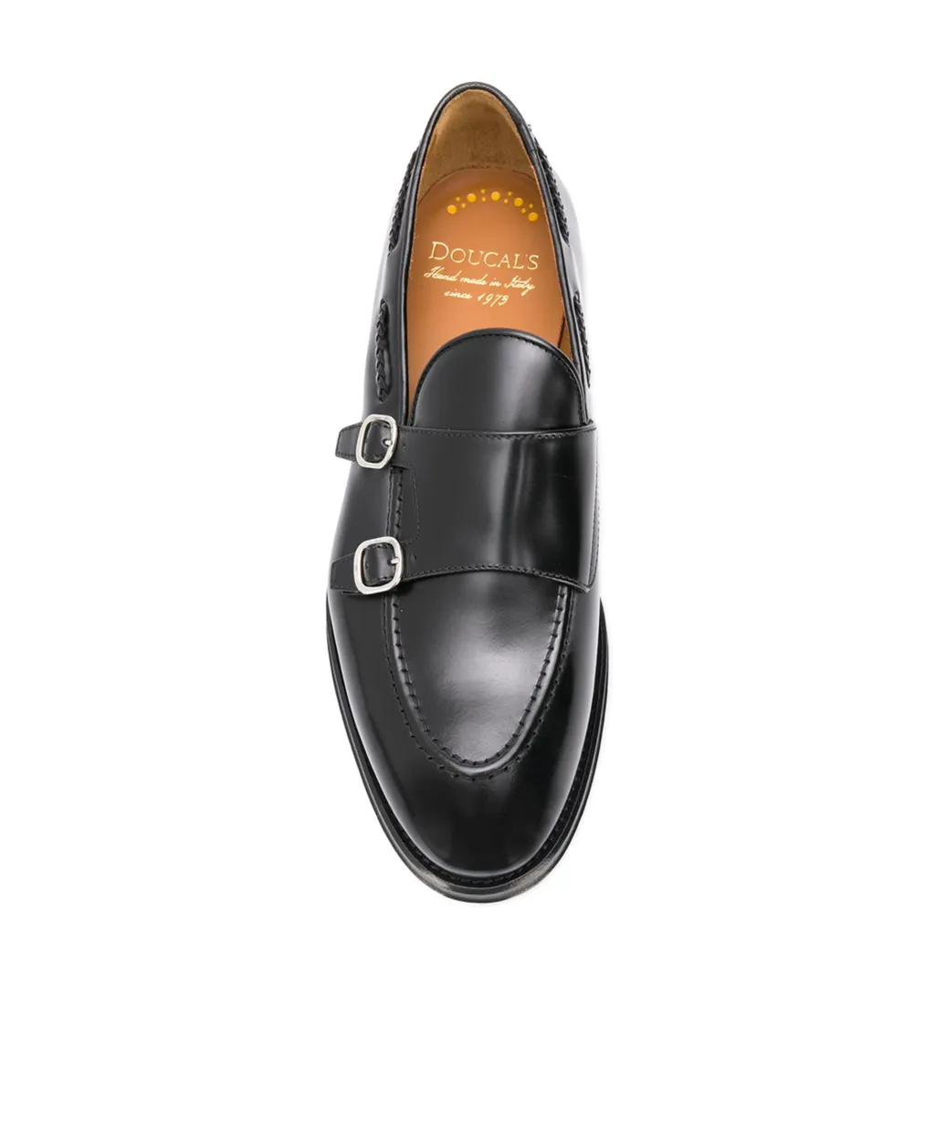 Moccasin With Double Leather Buckle