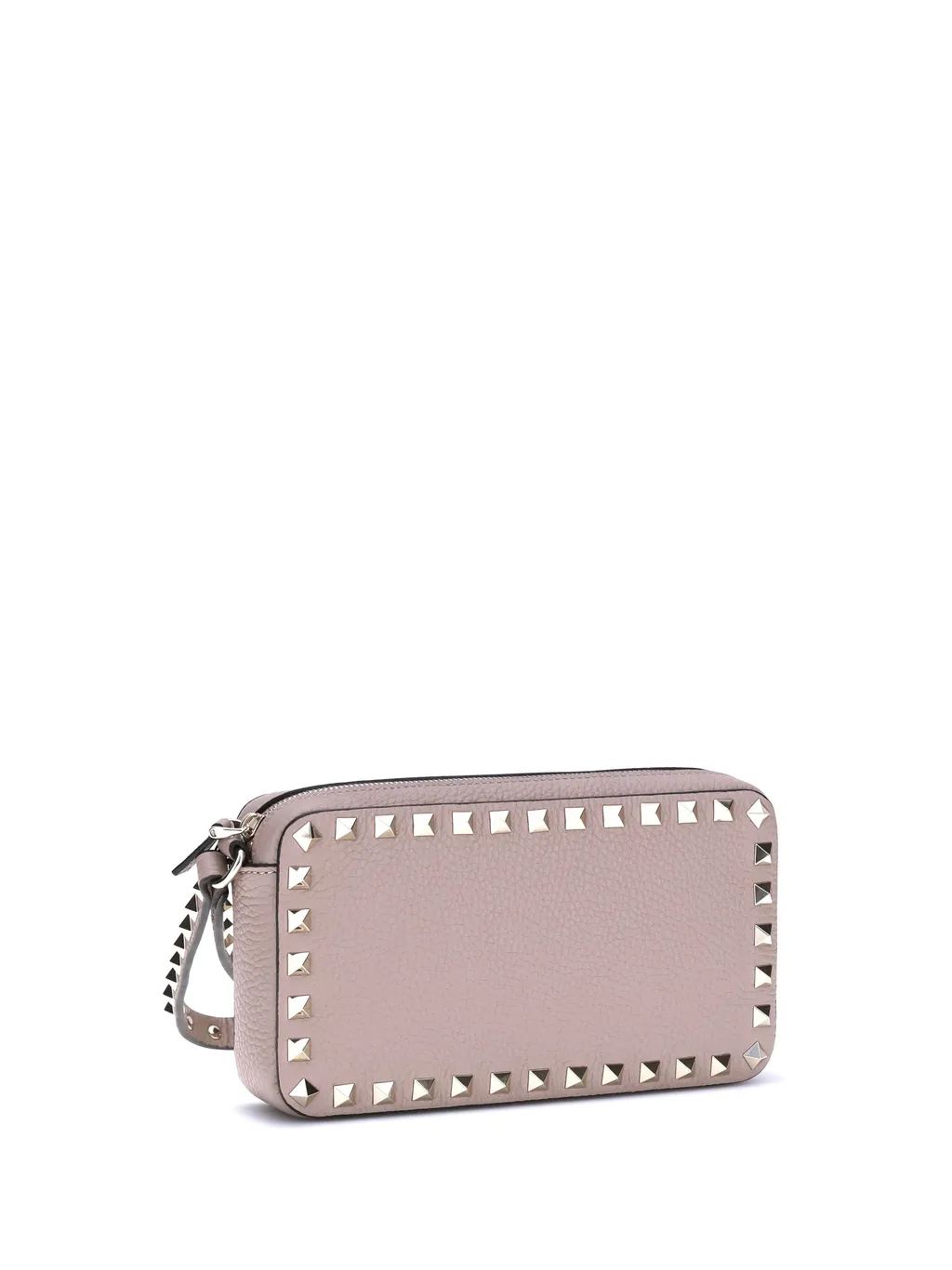 Valentino Garavani Rockstud Zip-Up Clutch Bag