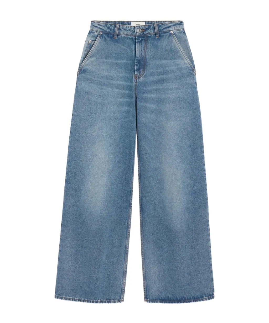 Waistband Denim Trousers