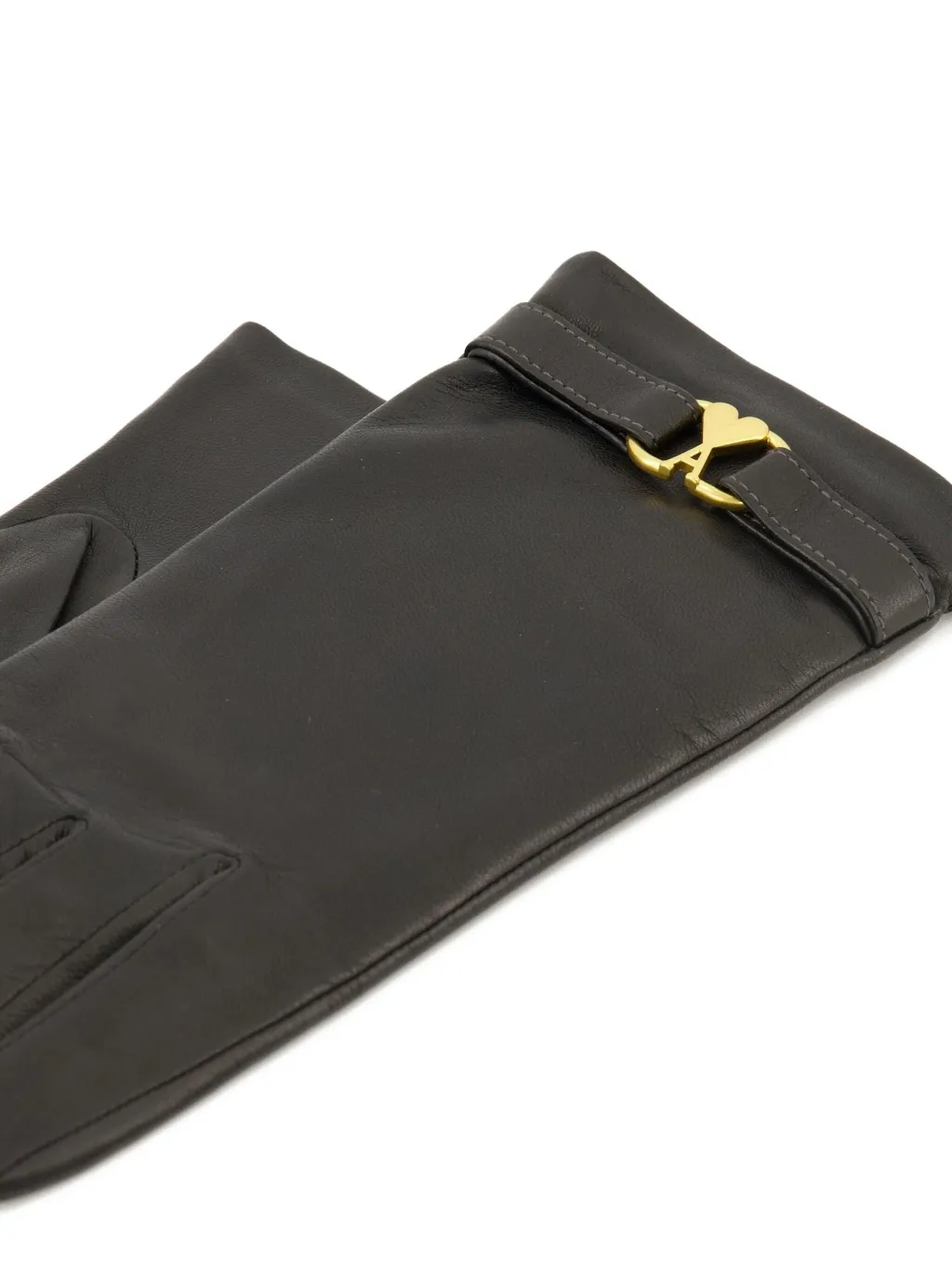 Heart-Shaped Buckle Gloves